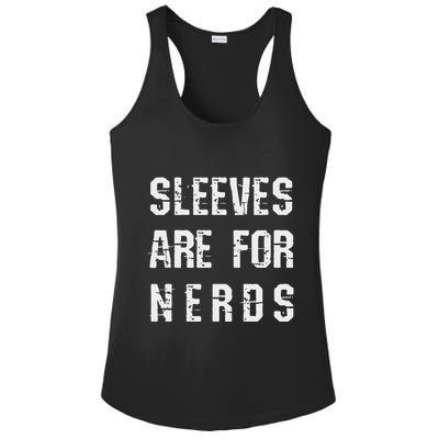 Sleeves Are For Nerds Gold Mining Ladies PosiCharge Competitor Racerback Tank