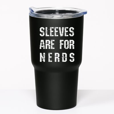 Sleeves Are For Nerds Gold Mining Tumbler