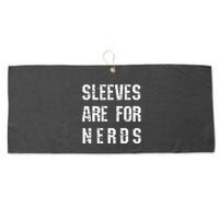 Sleeves Are For Nerds Gold Mining Large Microfiber Waffle Golf Towel