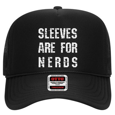 Sleeves Are For Nerds Gold Mining Trucker Hat