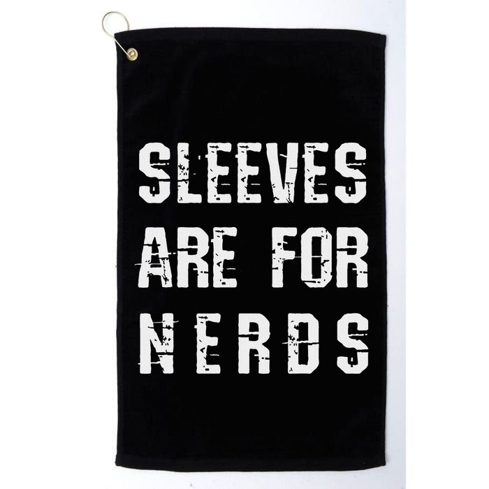 Sleeves Are For Nerds Gold Mining Golf Towel