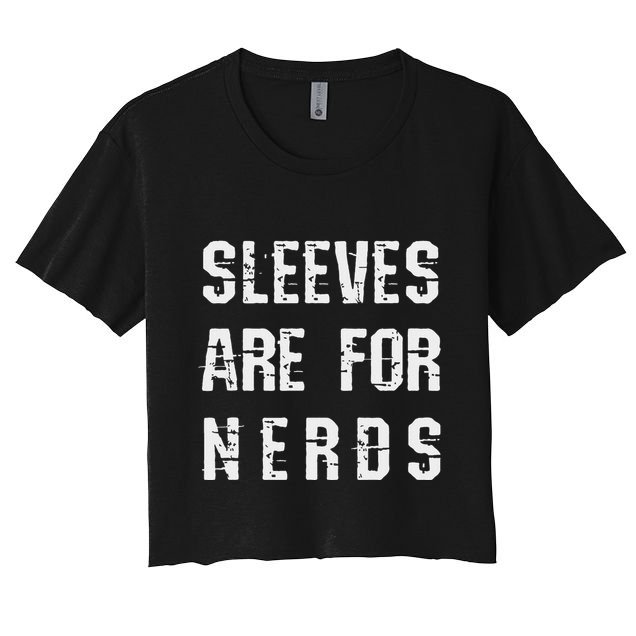 Sleeves Are For Nerds Gold Mining Crop Top