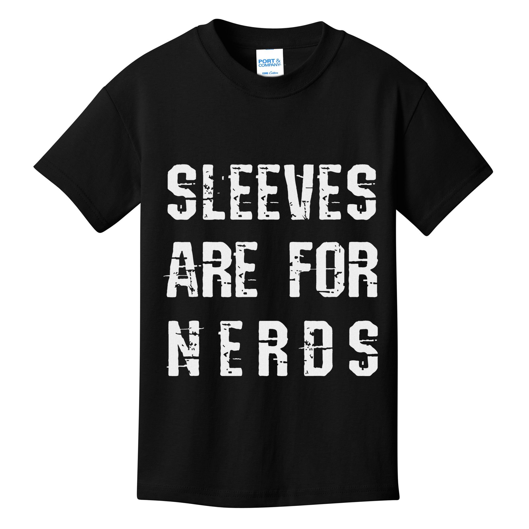 Sleeves Are For Nerds Gold Mining Kids T-Shirt