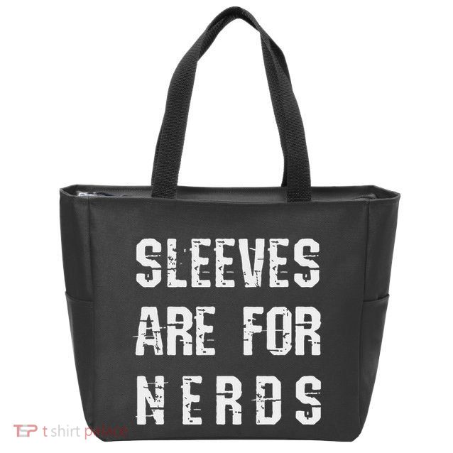 Sleeves Are For Nerds Gold Mining Zip Tote Bag