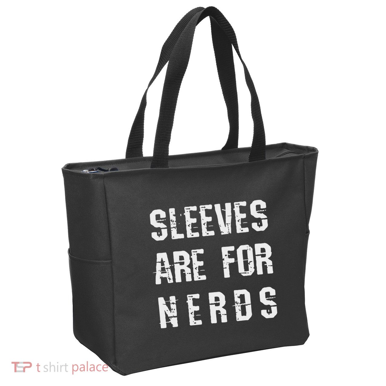 Sleeves Are For Nerds Gold Mining Zip Tote Bag