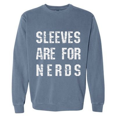 Sleeves Are For Nerds Gold Mining Garment-Dyed Sweatshirt