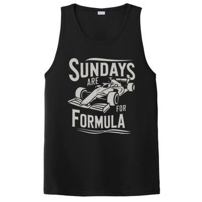 Sunday Are For Formula Racing Track Days & Motorsports PosiCharge Competitor Tank