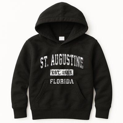 St. Augustine Florida Fl Vintage Established Kids Hoodie
