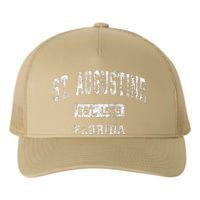 St. Augustine Florida Fl Vintage Established Yupoong Adult 5-Panel Trucker Hat