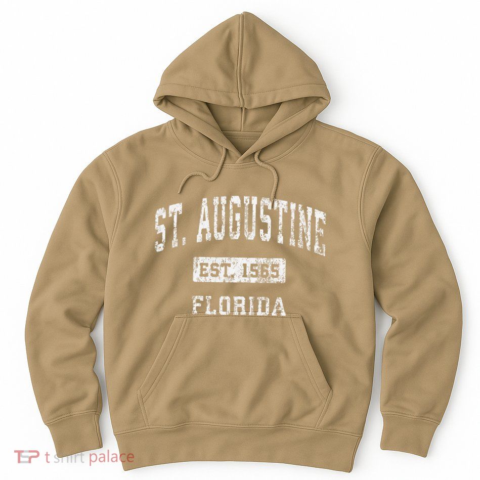 St. Augustine Florida Fl Vintage Established Hoodie