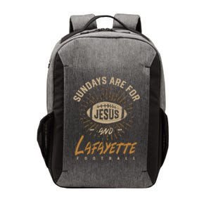 Sundays Are For Jesus And Lafayette Football Louisiana Great Gift Vector Backpack