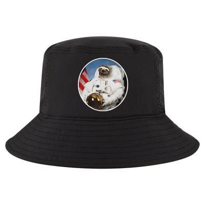 Sloth Astronau, Funny Sloth Gift Outer Space Cool Comfort Performance Bucket Hat