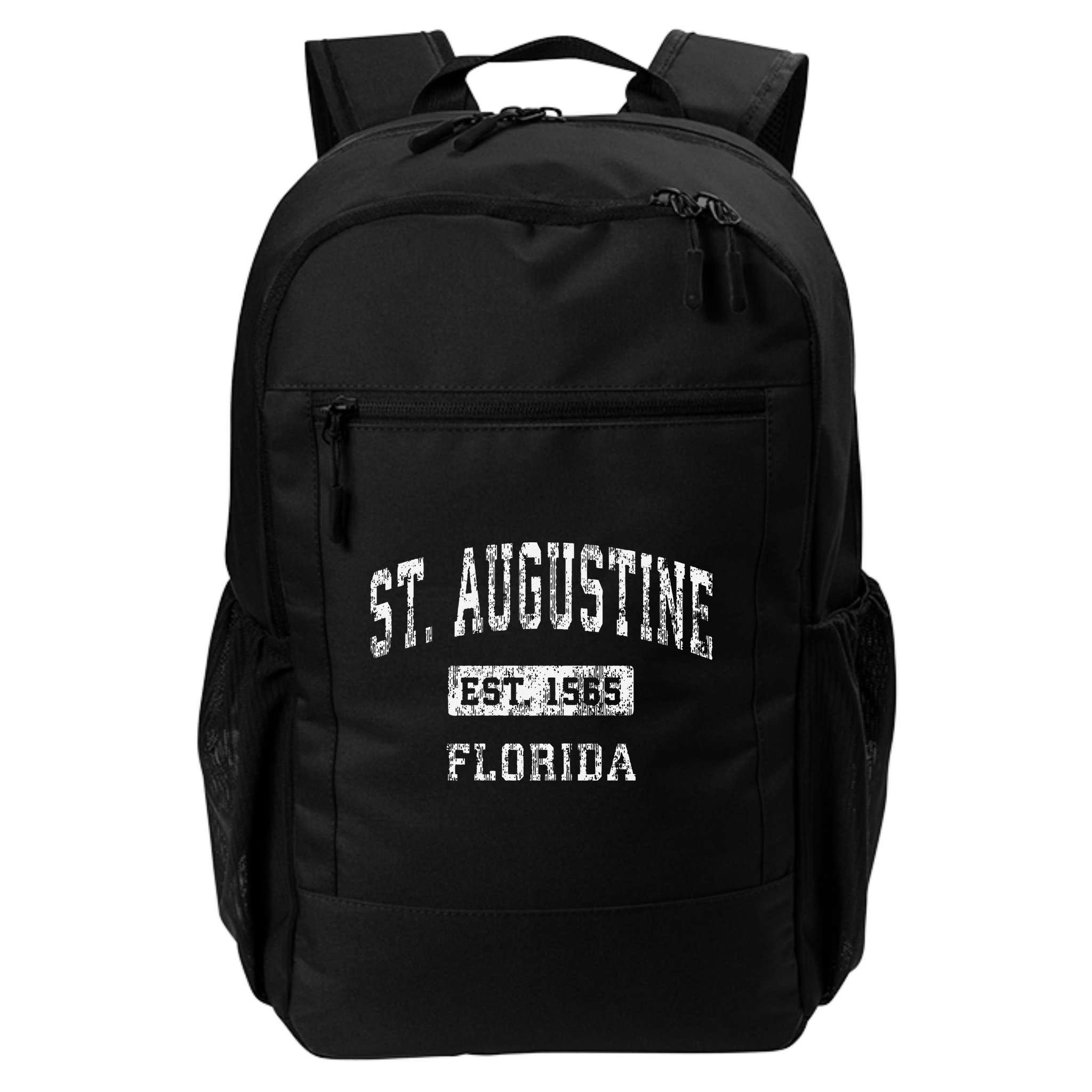 St. Augustine Florida Fl Vintage Established Backpack