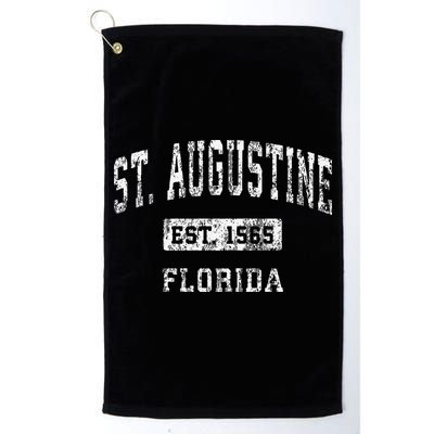 St. Augustine Florida Fl Vintage Established Golf Towel