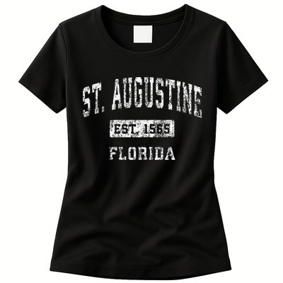 St. Augustine Florida Fl Vintage Established Womens T-Shirt