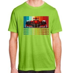 Sundays Are For Formula Racing Lover & Motorsports Fast Cars Adult ChromaSoft Performance T-Shirt