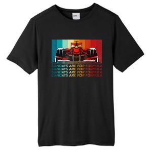 Sundays Are For Formula Racing Lover & Motorsports Fast Cars Tall Fusion ChromaSoft Performance T-Shirt