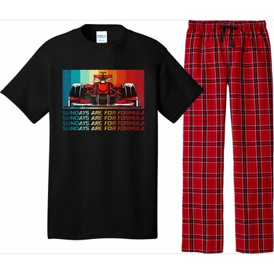 Sundays Are For Formula Racing Lover & Motorsports Fast Cars Pajama Set