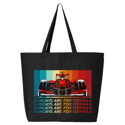 Sundays Are For Formula Racing Lover & Motorsports Fast Cars 25L Jumbo Tote