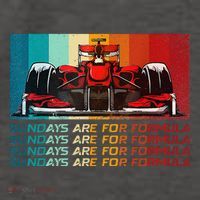 Sundays Are For Formula Racing Lover & Motorsports Fast Cars Vector Backpack