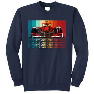 Sundays Are For Formula Racing Lover & Motorsports Fast Cars Sweatshirt