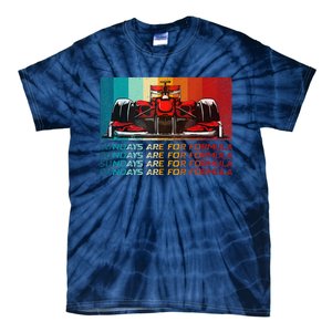 Sundays Are For Formula Racing Lover & Motorsports Fast Cars Tie-Dye T-Shirt