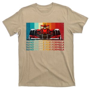 Sundays Are For Formula Racing Lover & Motorsports Fast Cars T-Shirt