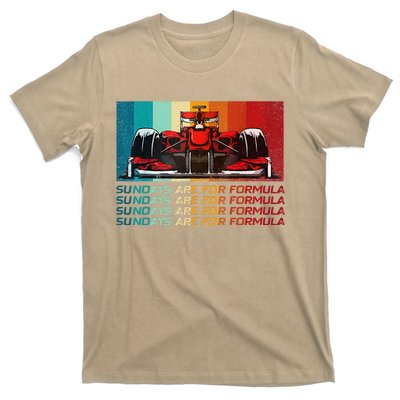 Sundays Are For Formula Racing Lover & Motorsports Fast Cars T-Shirt