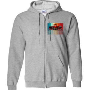 Sundays Are For Formula Racing Lover & Motorsports Fast Cars Full Zip Hoodie