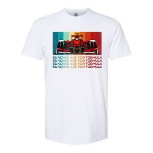 Sundays Are For Formula Racing Lover & Motorsports Fast Cars Softstyle CVC T-Shirt