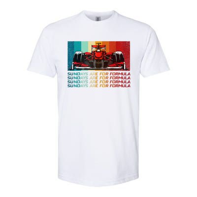 Sundays Are For Formula Racing Lover & Motorsports Fast Cars Softstyle CVC T-Shirt