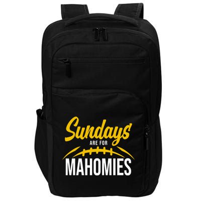 Sundays Are For Mahomies Football Lover Impact Tech Backpack