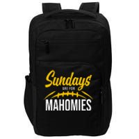 Sundays Are For Mahomies Football Lover Impact Tech Backpack