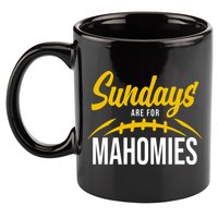 Sundays Are For Mahomies Football Lover 11oz C Handle Ceramic Mug