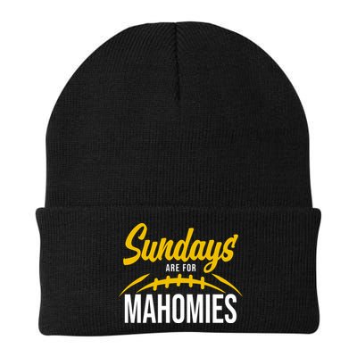 Sundays Are For Mahomies Football Lover Beanie