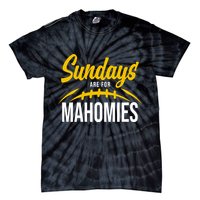 Sundays Are For Mahomies Football Lover Tie-Dye T-Shirt