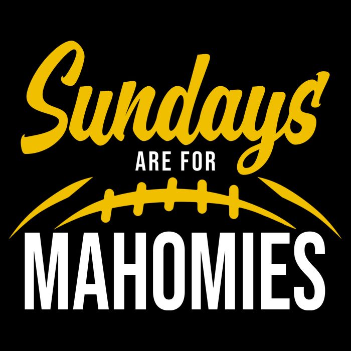 Sundays Are For Mahomies Football Lover Tie-Dye T-Shirt