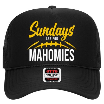 Sundays Are For Mahomies Football Lover Trucker Hat