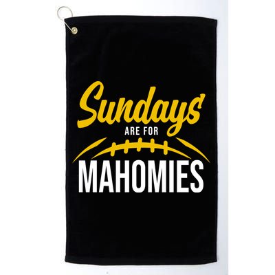 Sundays Are For Mahomies Football Lover Golf Towel