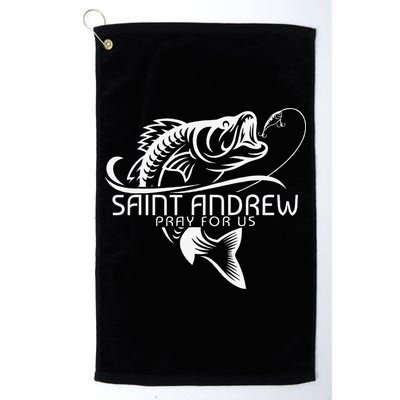 St Andrew Fishing Patron Saint Of Fisherman Catholic Saint Golf Towel