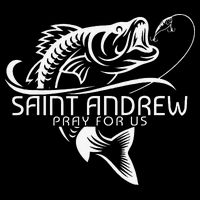 St Andrew Fishing Patron Saint Of Fisherman Catholic Saint Zip Tote Bag