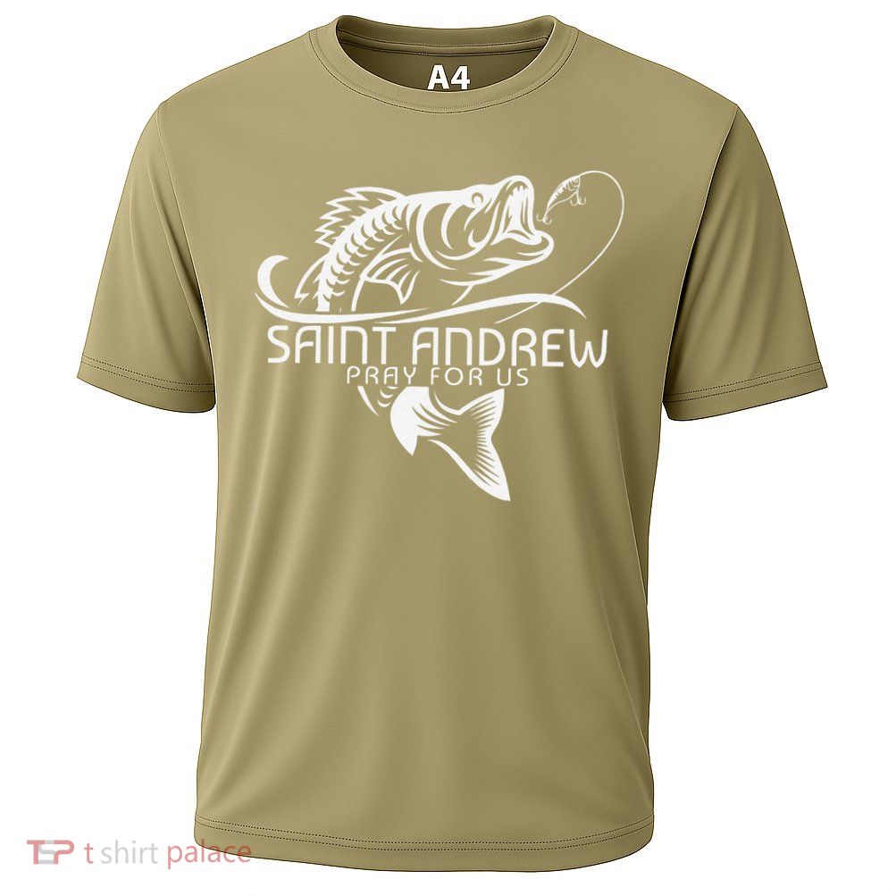 St Andrew Fishing Patron Saint Of Fisherman Catholic Saint Performance Shirt