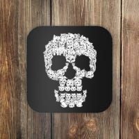 Skulls Are For Pussies Coaster