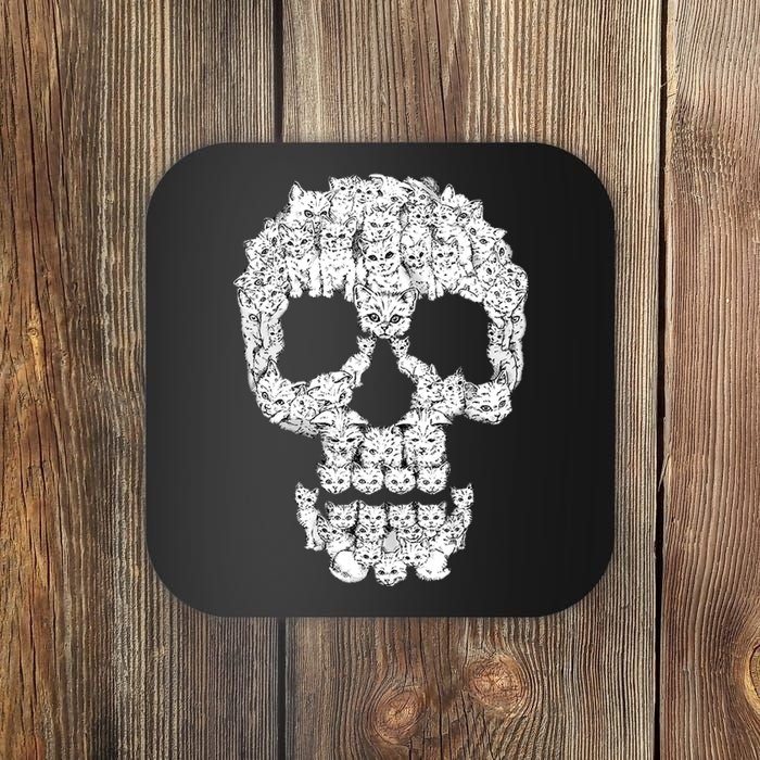 Skulls Are For Pussies Coaster