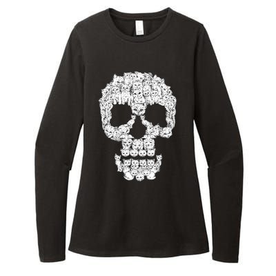 Skulls Are For Pussies Womens CVC Long Sleeve Shirt