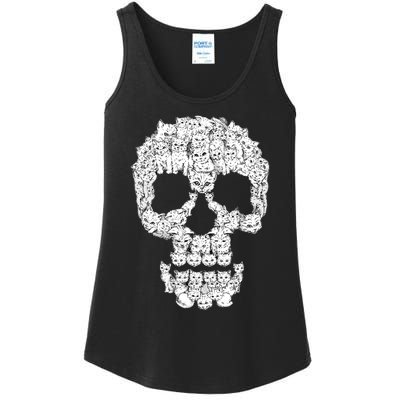 Skulls Are For Pussies Ladies Essential Tank