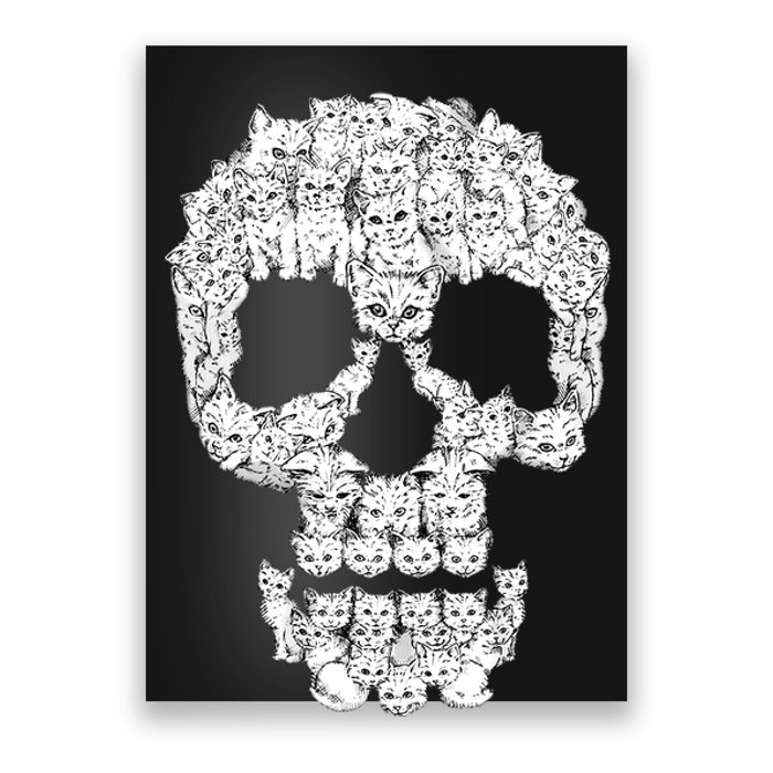 Skulls Are For Pussies Poster