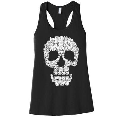 Skulls Are For Pussies Women's Racerback Tank