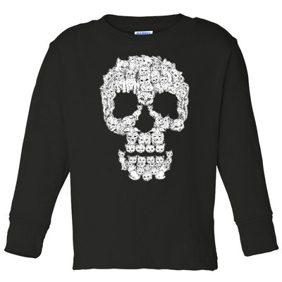 Skulls Are For Pussies Toddler Long Sleeve Shirt