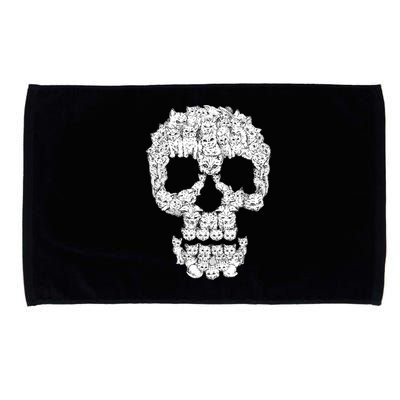 Skulls Are For Pussies Microfiber Hand Towel